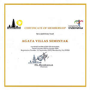Agata Villas Award